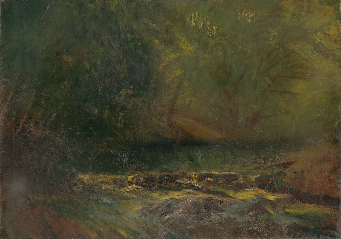 Forest Interior with a Brook (1900–1902) by Unknown artist